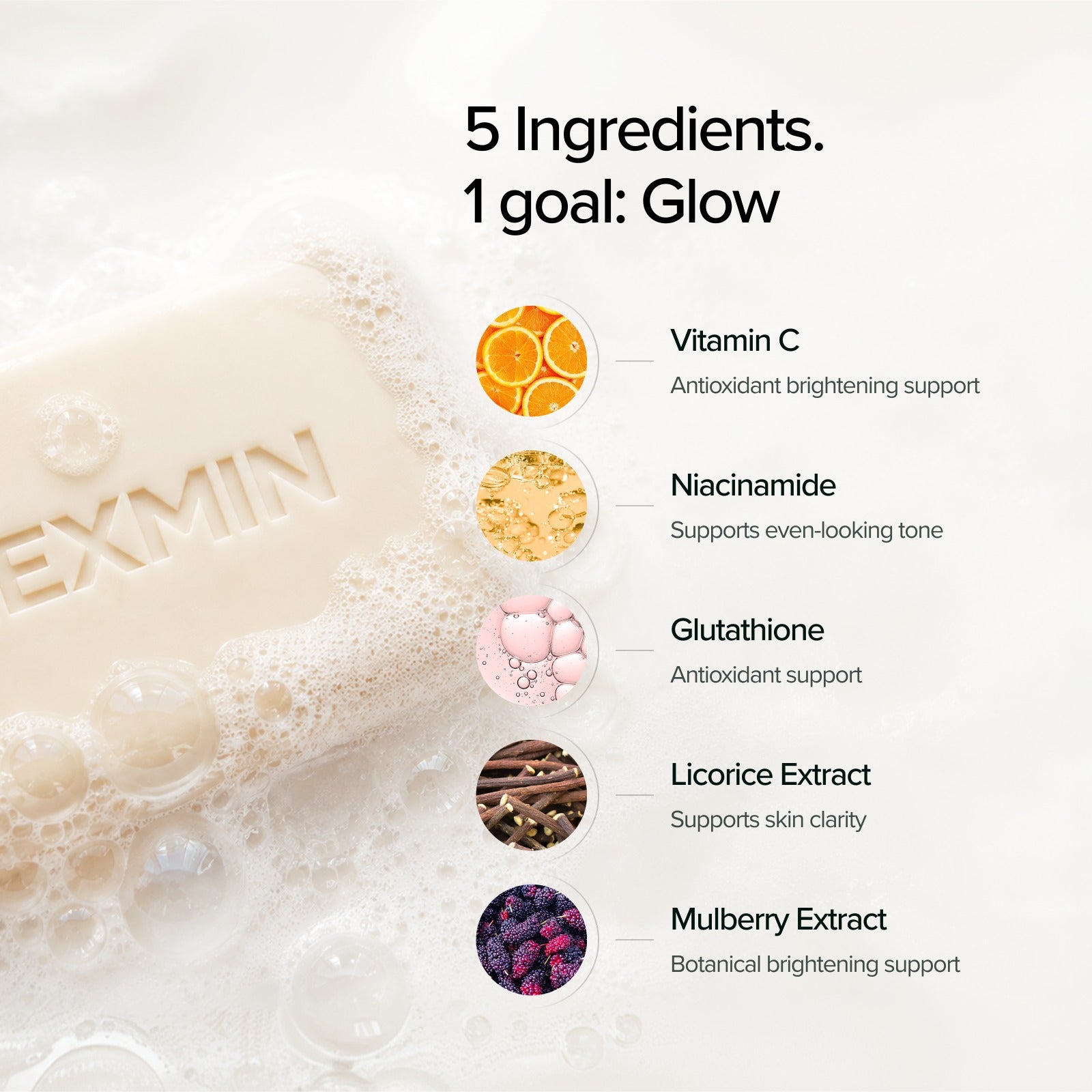 MEXMIN Vitamin C Whitening Soap